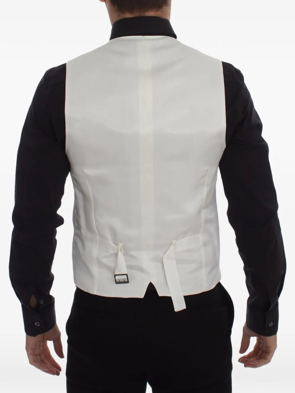 Dolce & Gabbana Classic gilet met enkele rij knopen Wit