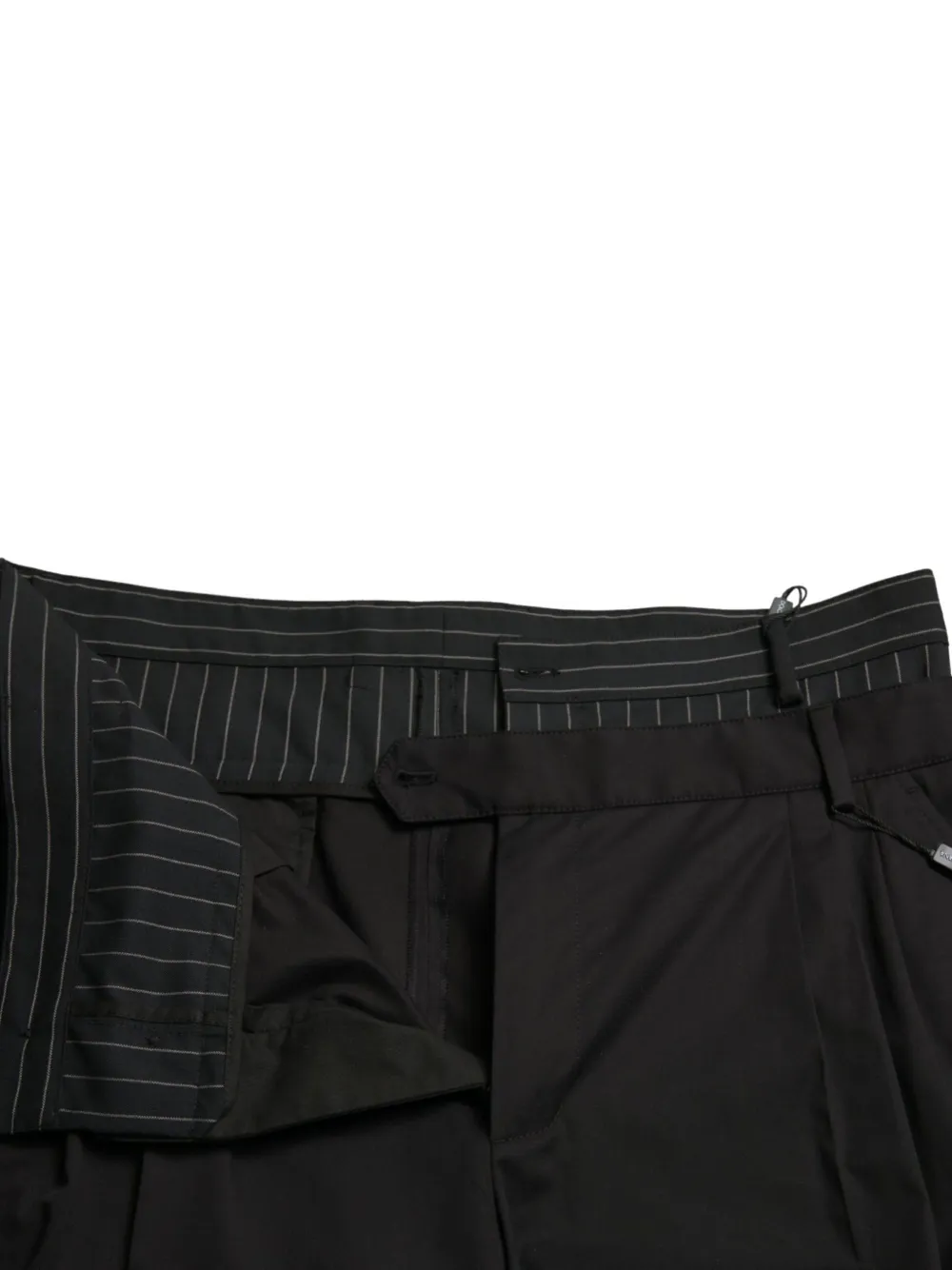 Dolce & Gabbana Geplooide cargo shorts Zwart
