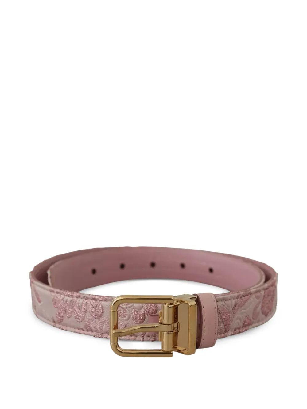 Dolce & Gabbana Cintura con ricamo - Rosa