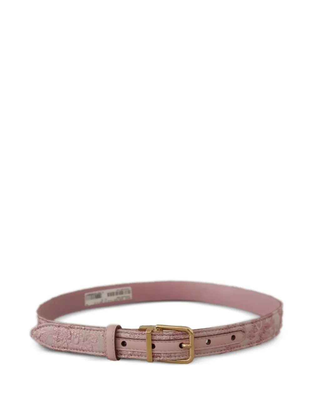 Dolce & Gabbana Riem met geborduurd jacquard Roze