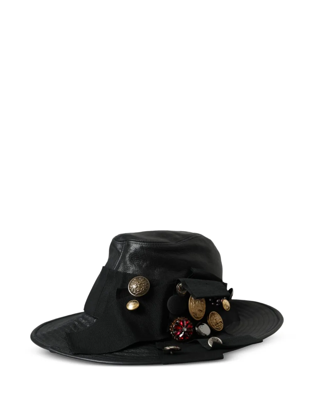 Dolce & Gabbana Cappello con decorazione - Nero