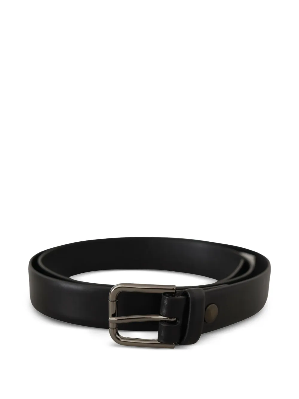 Dolce & Gabbana Cintura in pelle con fibbia - Nero