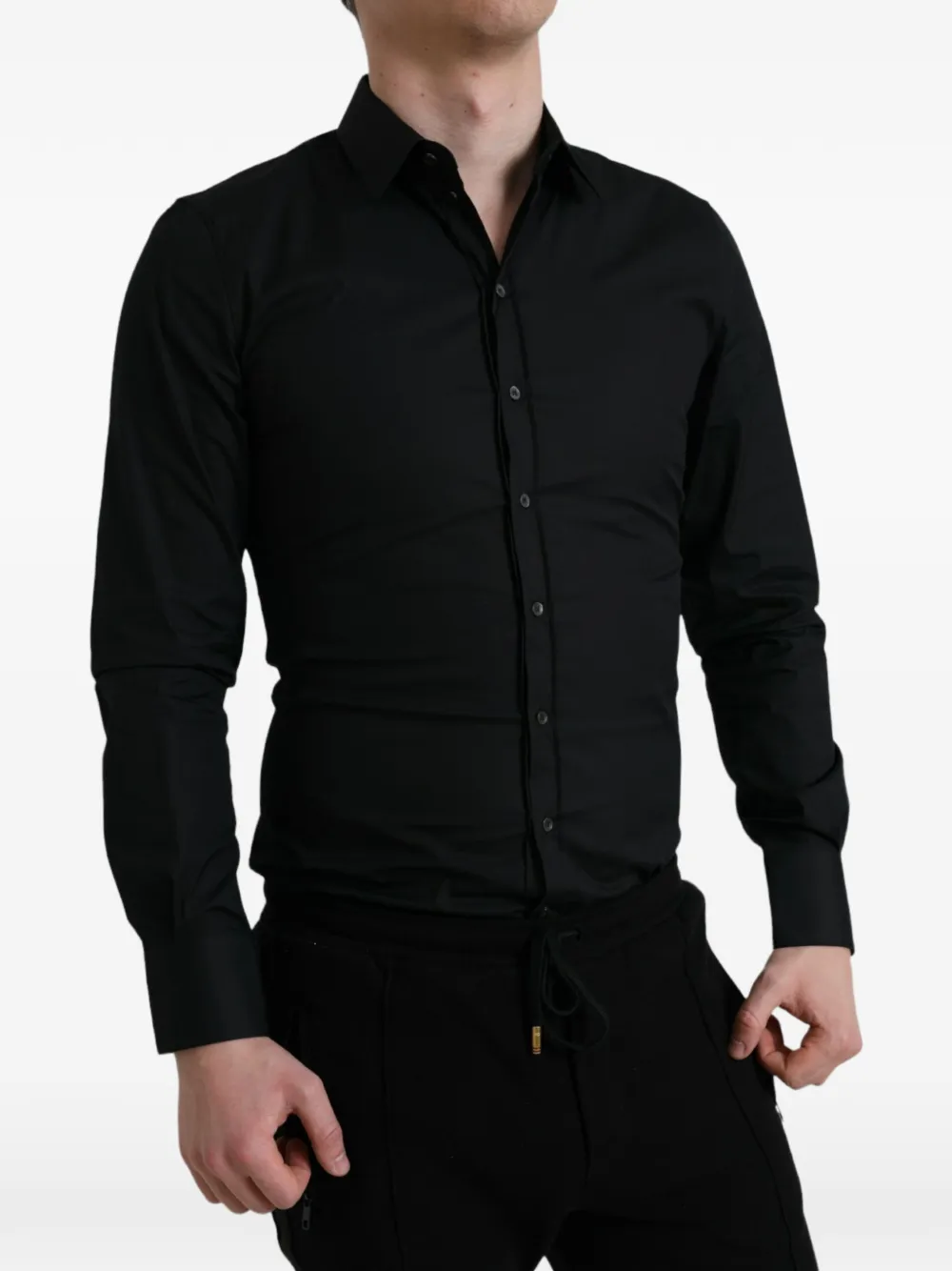 Dolce & Gabbana Getailleerd overhemd Zwart