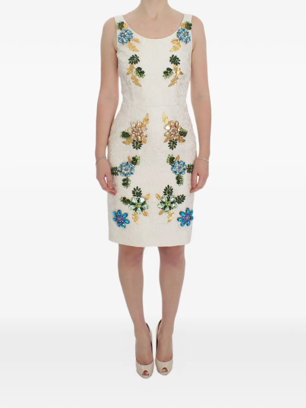 Dolce & Gabbana Abito midi con decorazione - Toni neutri