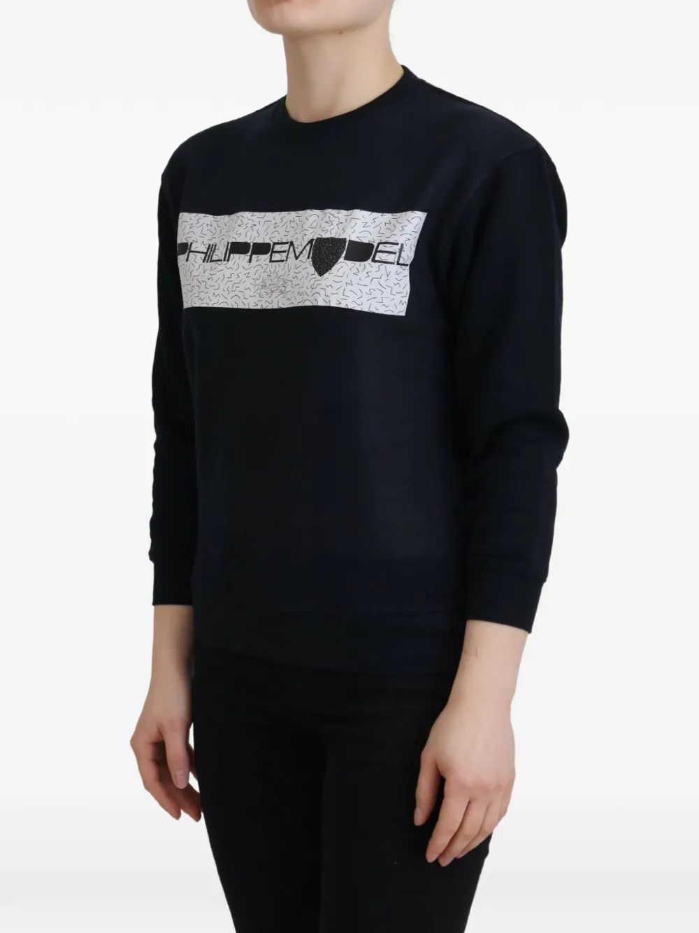 Philippe Model Paris Trui met print Zwart