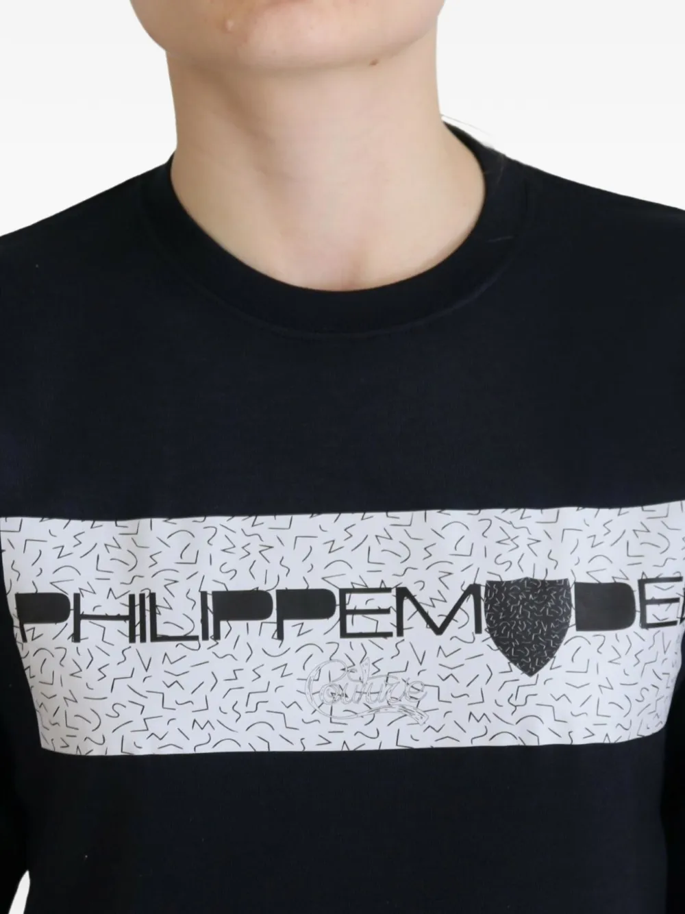 Philippe Model Paris Trui met print Zwart
