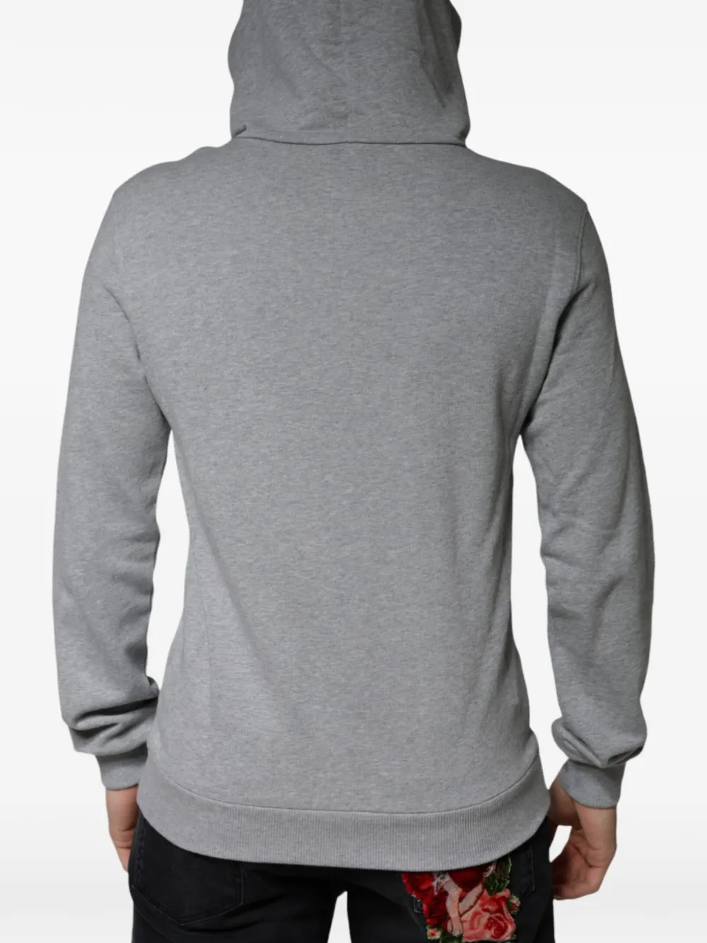 Dolce & Gabbana Hoodie met logopatch Grijs