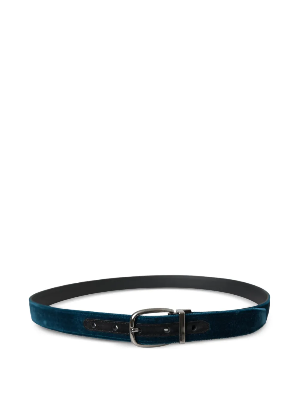 Dolce & Gabbana Gürtel aus Samt - Blau