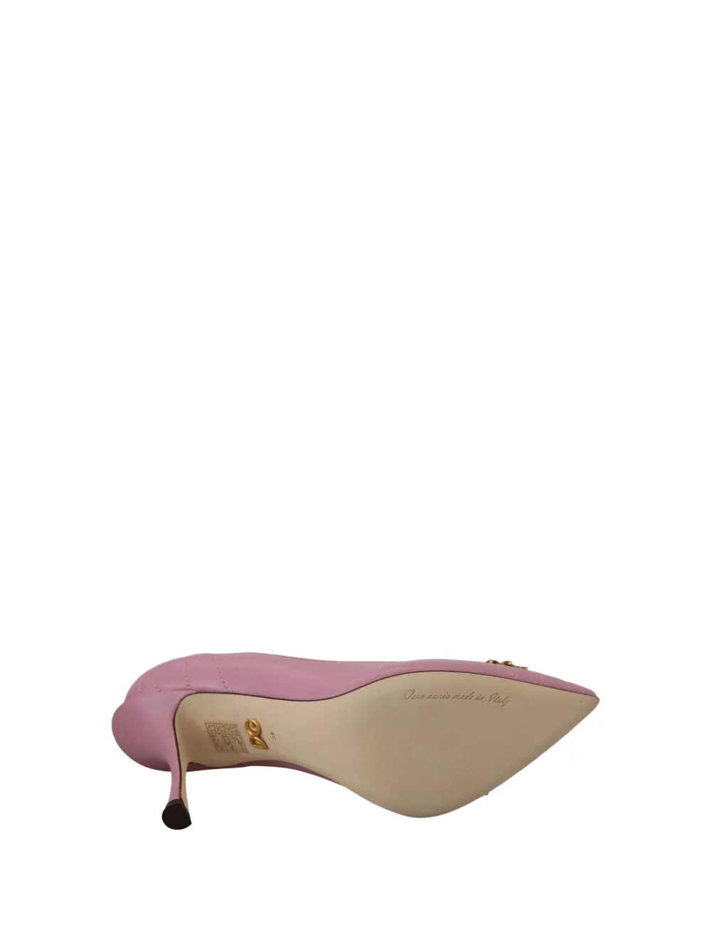 Dolce & Gabbana Devotion gewatteerde leren pumps Roze