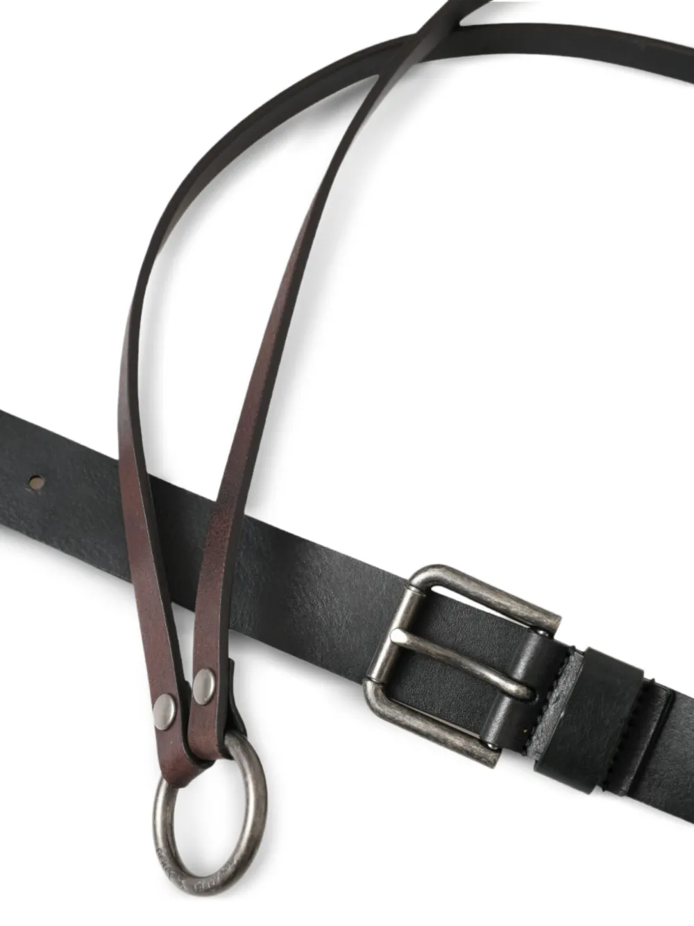 Dolce & Gabbana Riem met dubbele band Zwart
