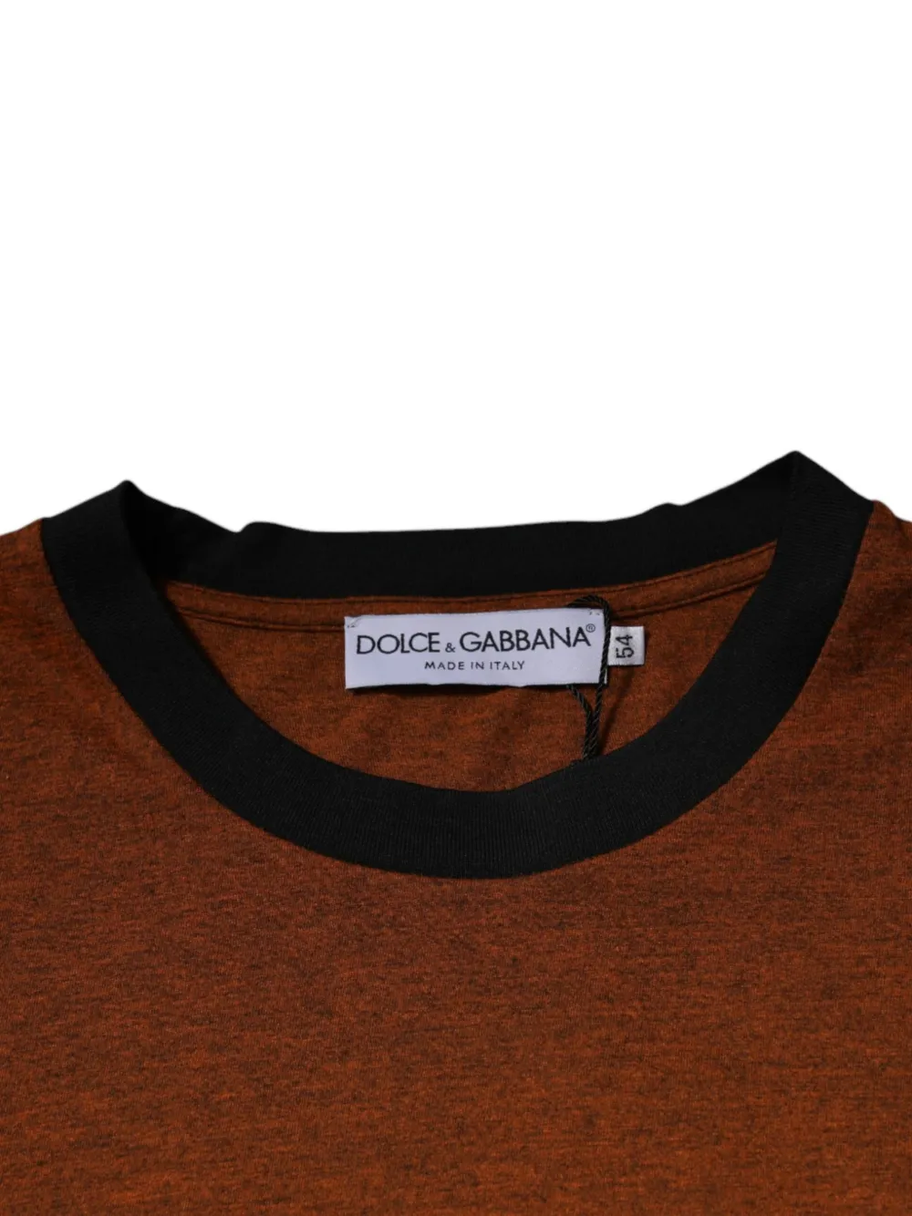 Dolce & Gabbana Katoenen T-shirt met DG-logo Bruin