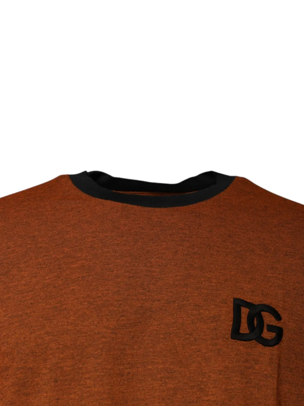 Dolce & Gabbana Katoenen T-shirt met DG-logo Bruin