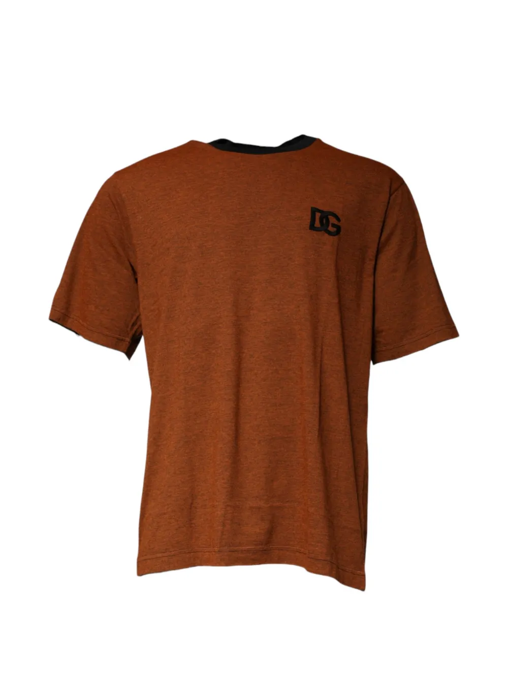 Dolce & Gabbana T-shirt con logo DG - Marrone