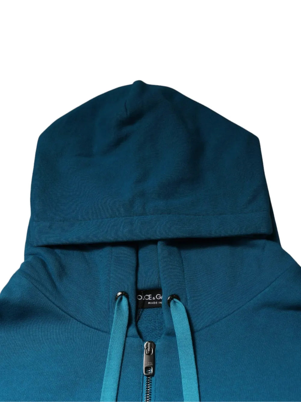 Dolce & Gabbana Hoodie met logopatch Blauw