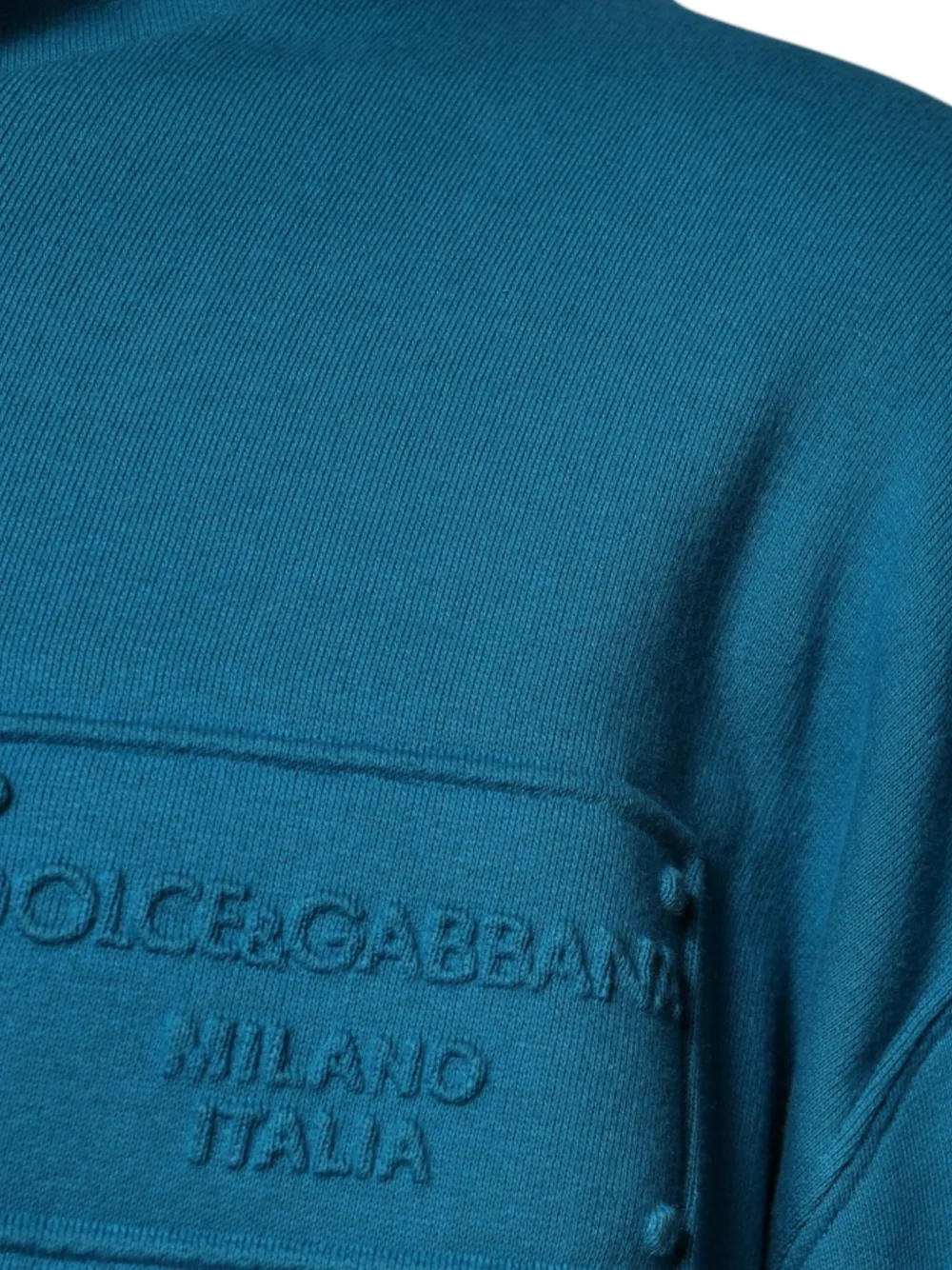 Dolce & Gabbana Hoodie met logopatch Blauw