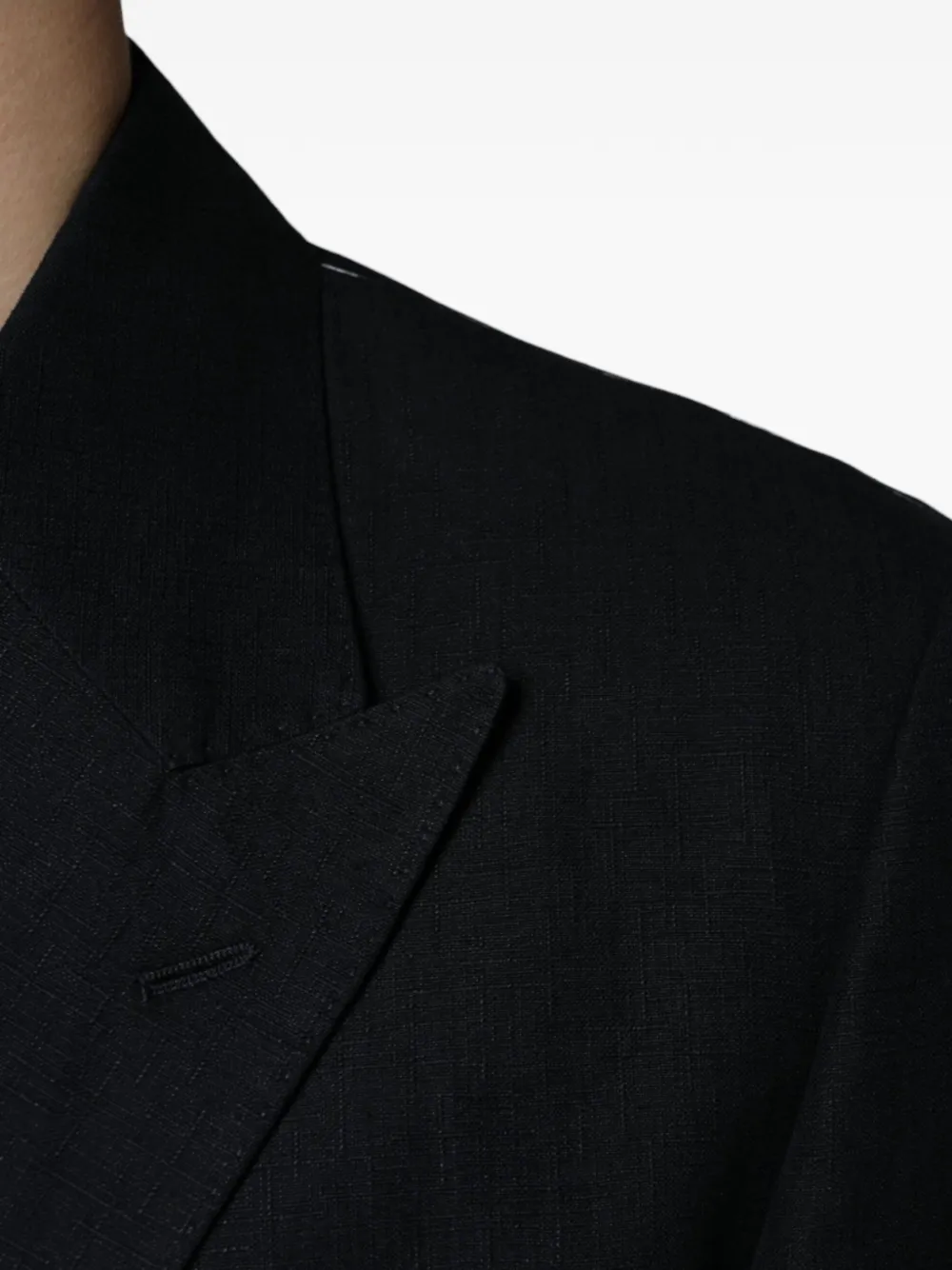Dolce & Gabbana Linnen blazer Zwart