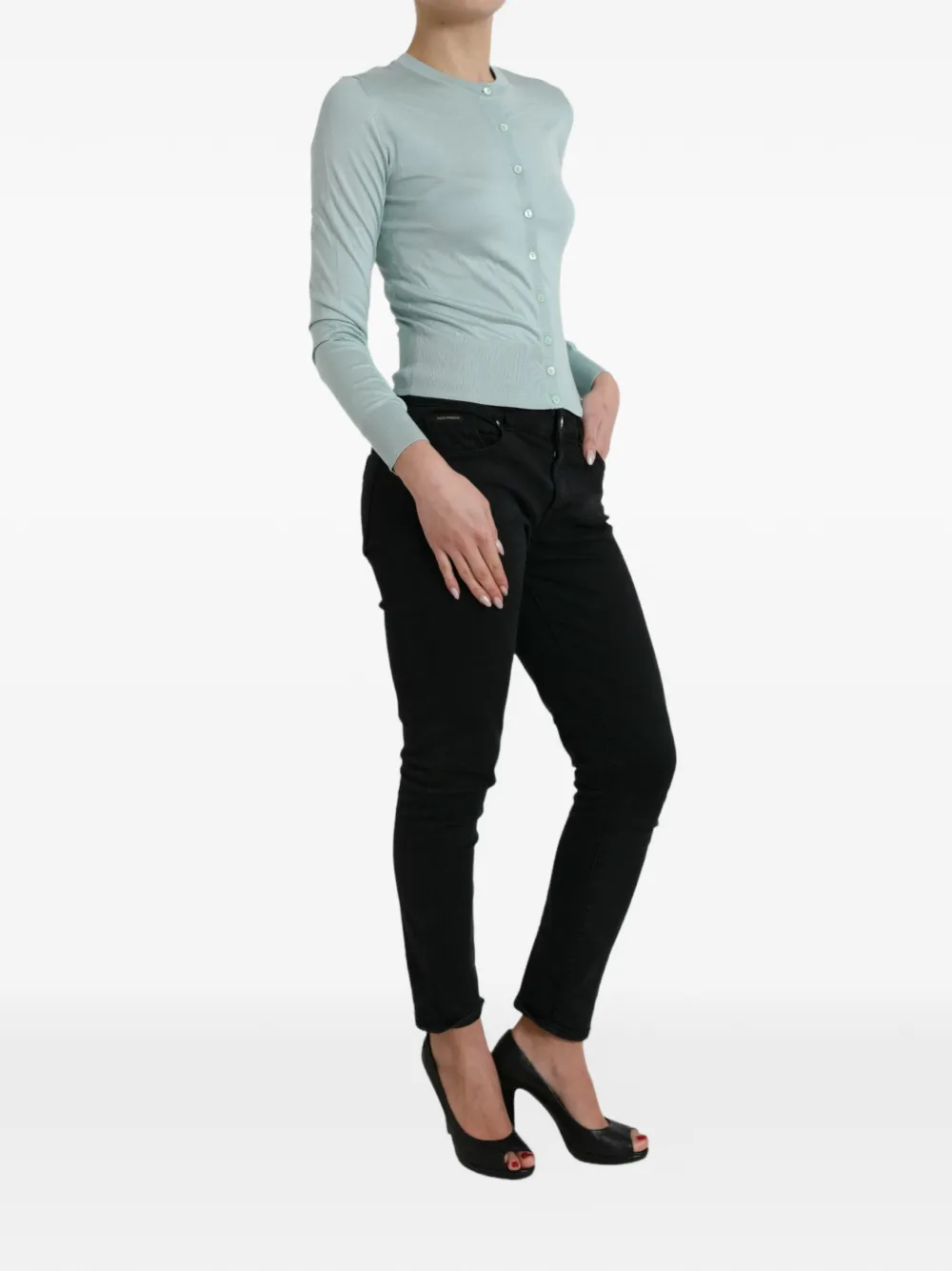 Dolce & Gabbana Vest met ronde hals Blauw