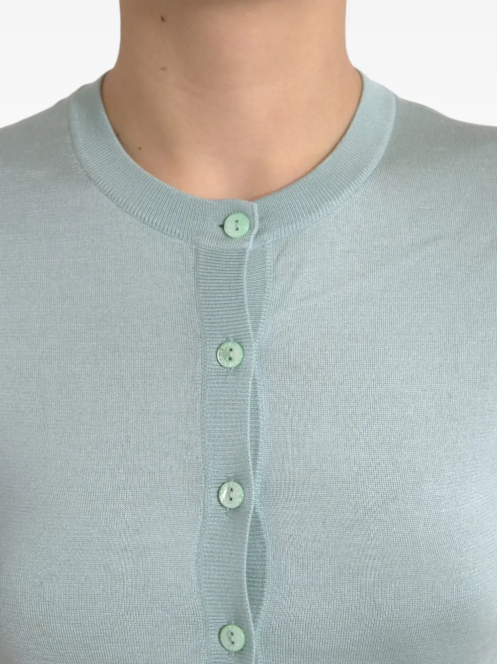 Dolce & Gabbana Vest met ronde hals Blauw
