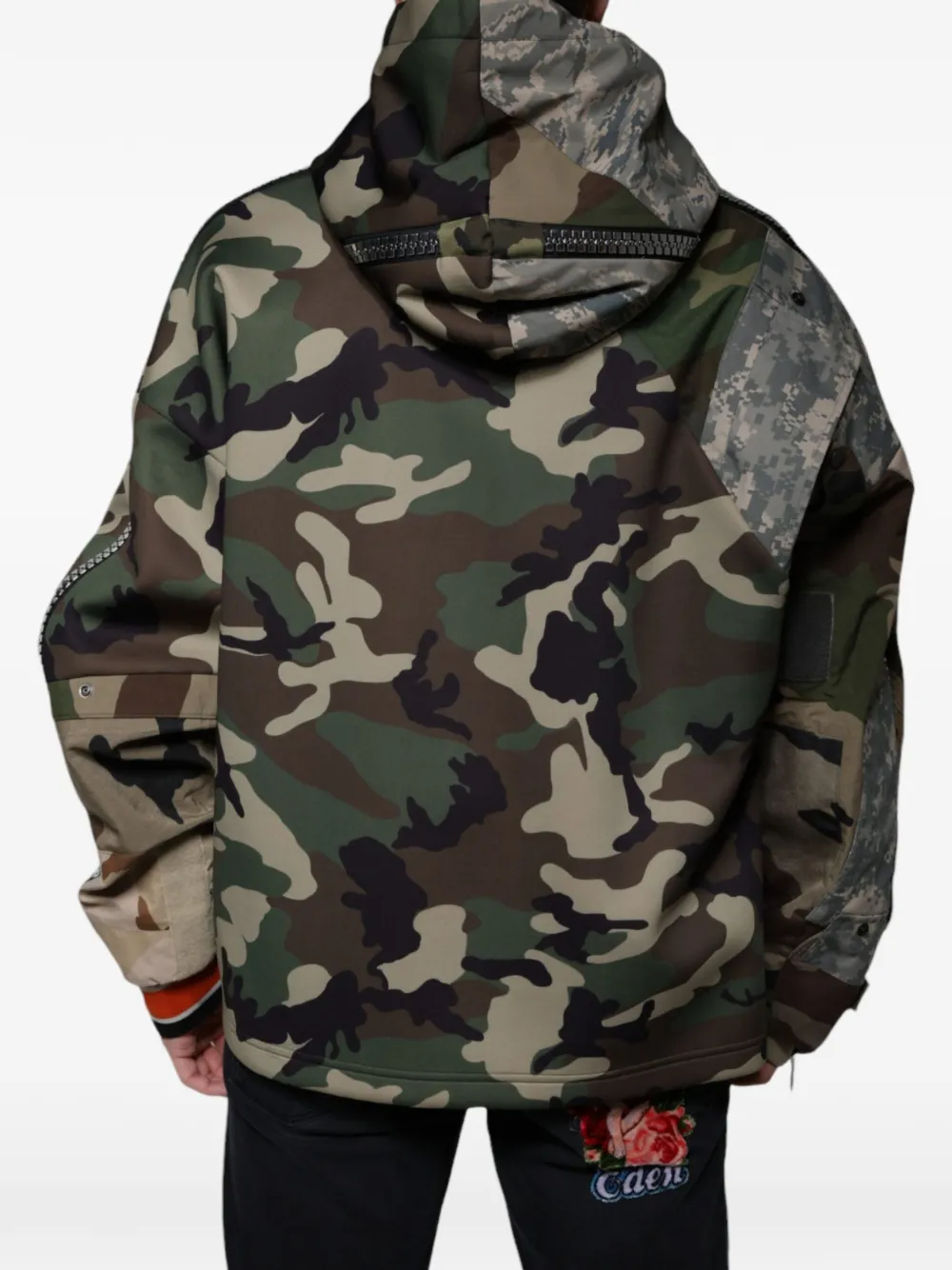 Dolce & Gabbana Hoodie met camouflageprint Groen