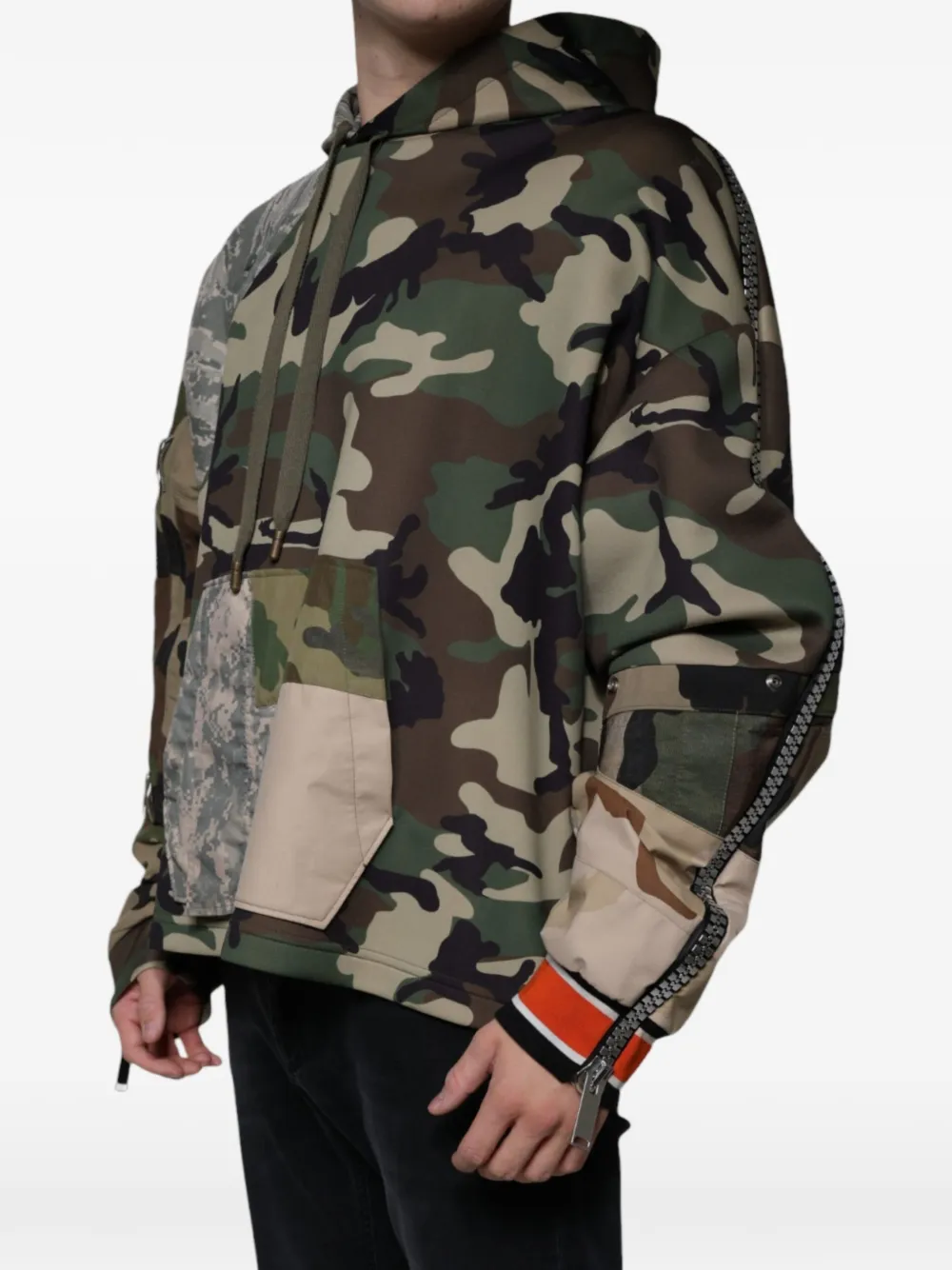 Dolce & Gabbana Hoodie met camouflageprint Groen