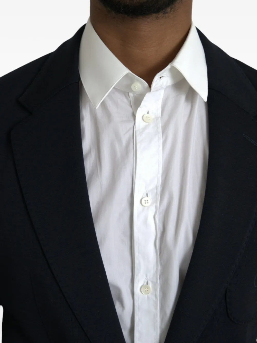 Dolce & Gabbana Blazer met enkele rij knopen Zwart