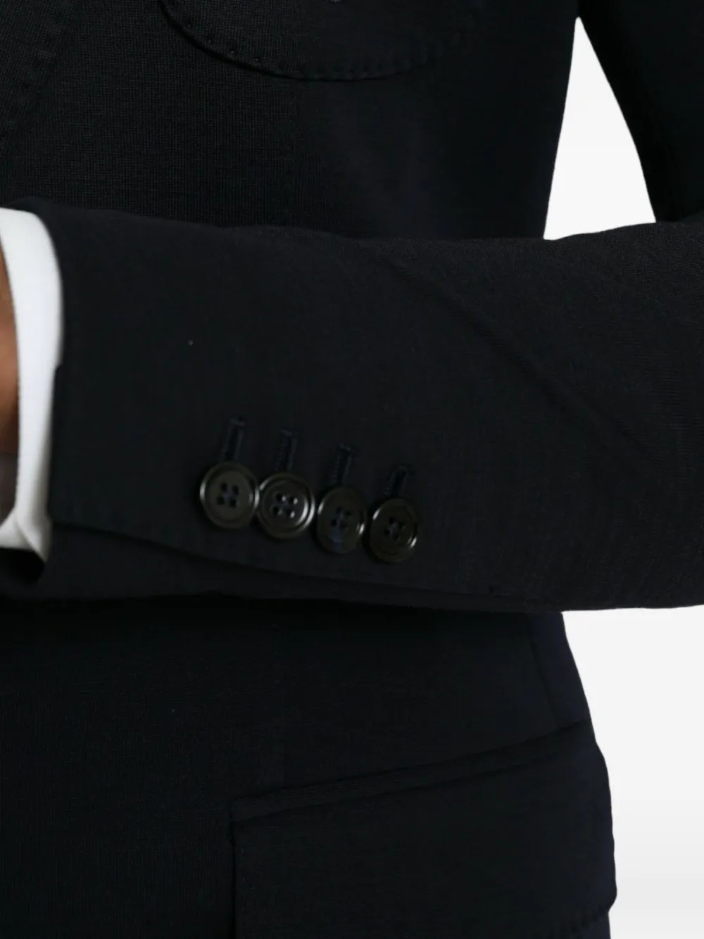 Dolce & Gabbana Blazer met enkele rij knopen Zwart