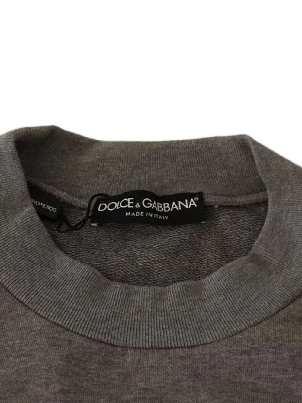 Dolce & Gabbana Sweater met kroonprint Grijs