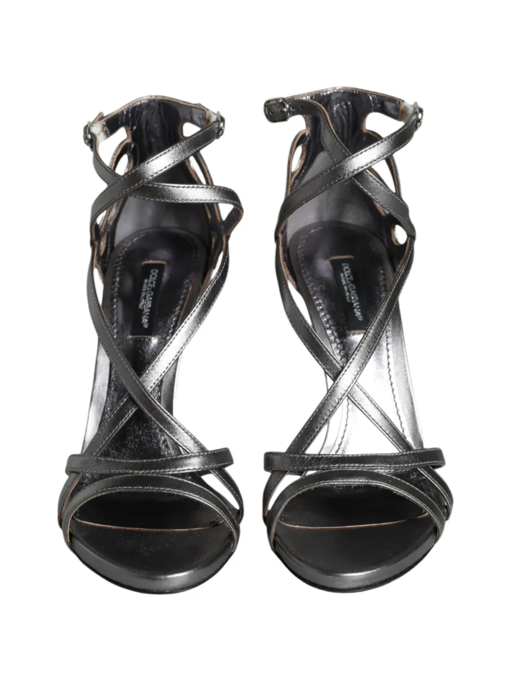 Dolce & Gabbana Keira cut-out sandals Zilver