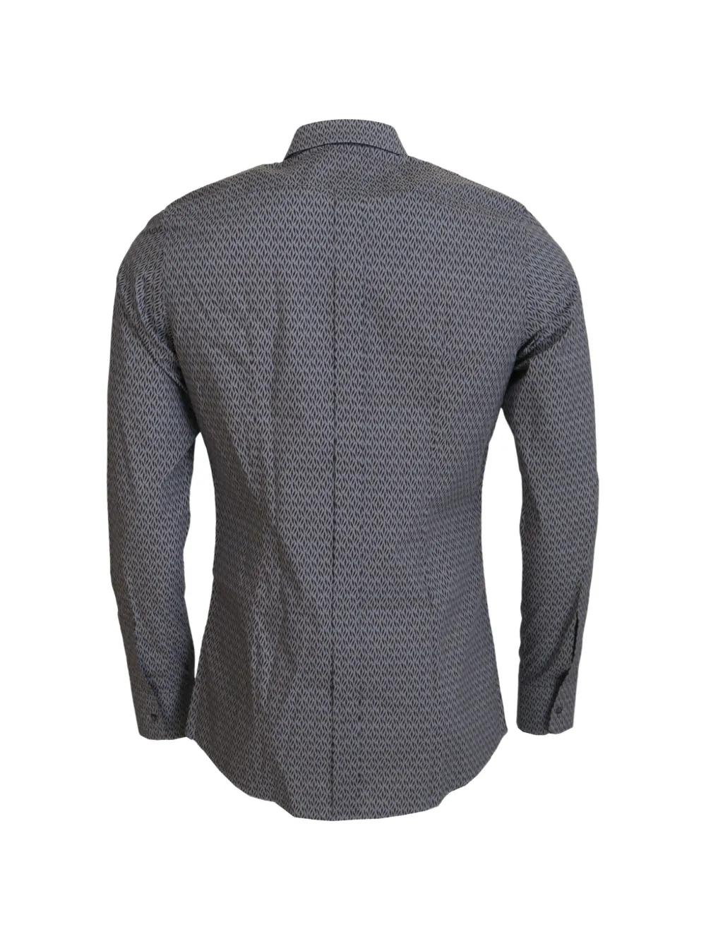 Dolce & Gabbana Overhemd met geometrisch patroon Grijs