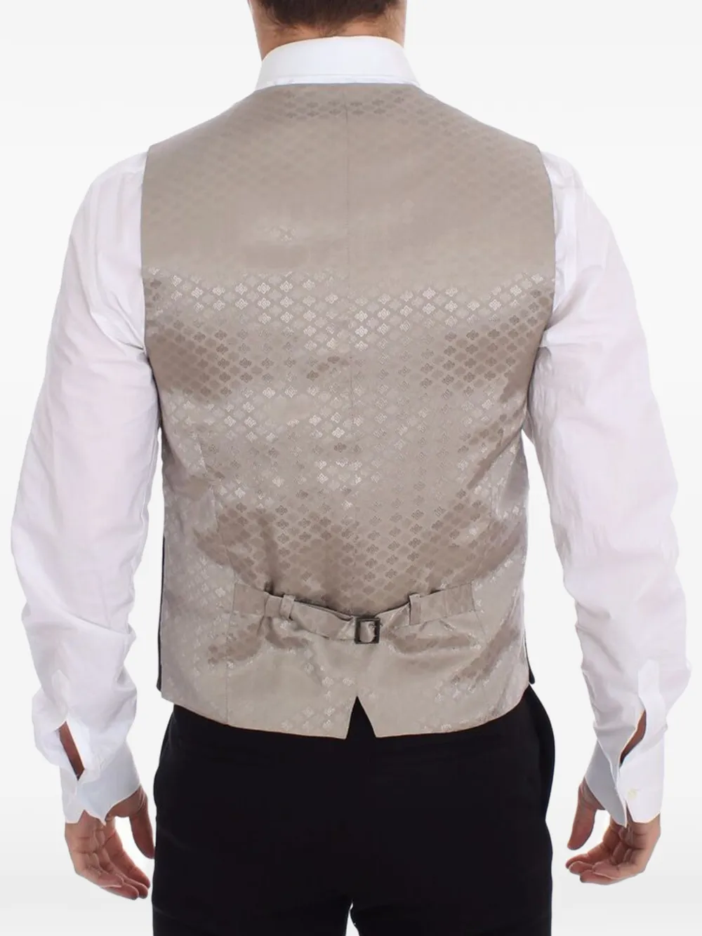 Dolce & Gabbana Gilet met V-hals en knopen Zwart