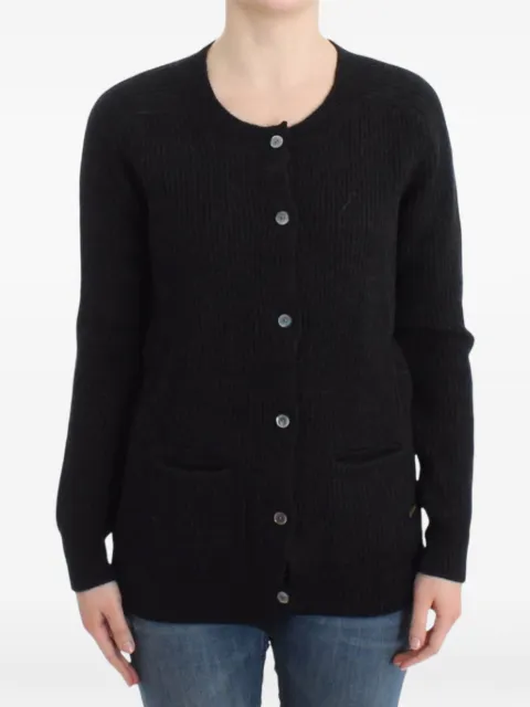 John Galliano ribbed-knit wool cardigan