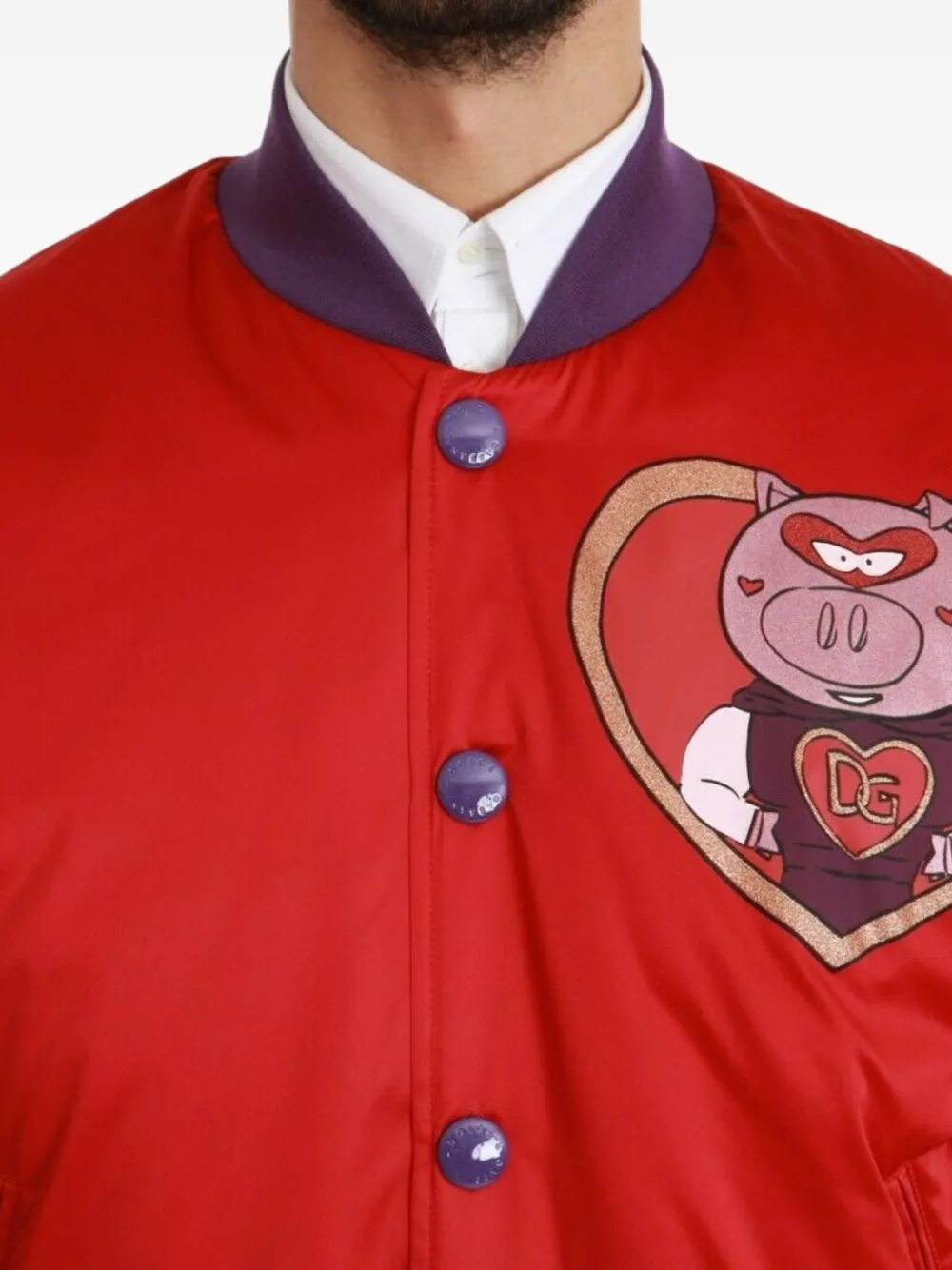 Dolce & Gabbana Year of the Pig bomberjack Rood