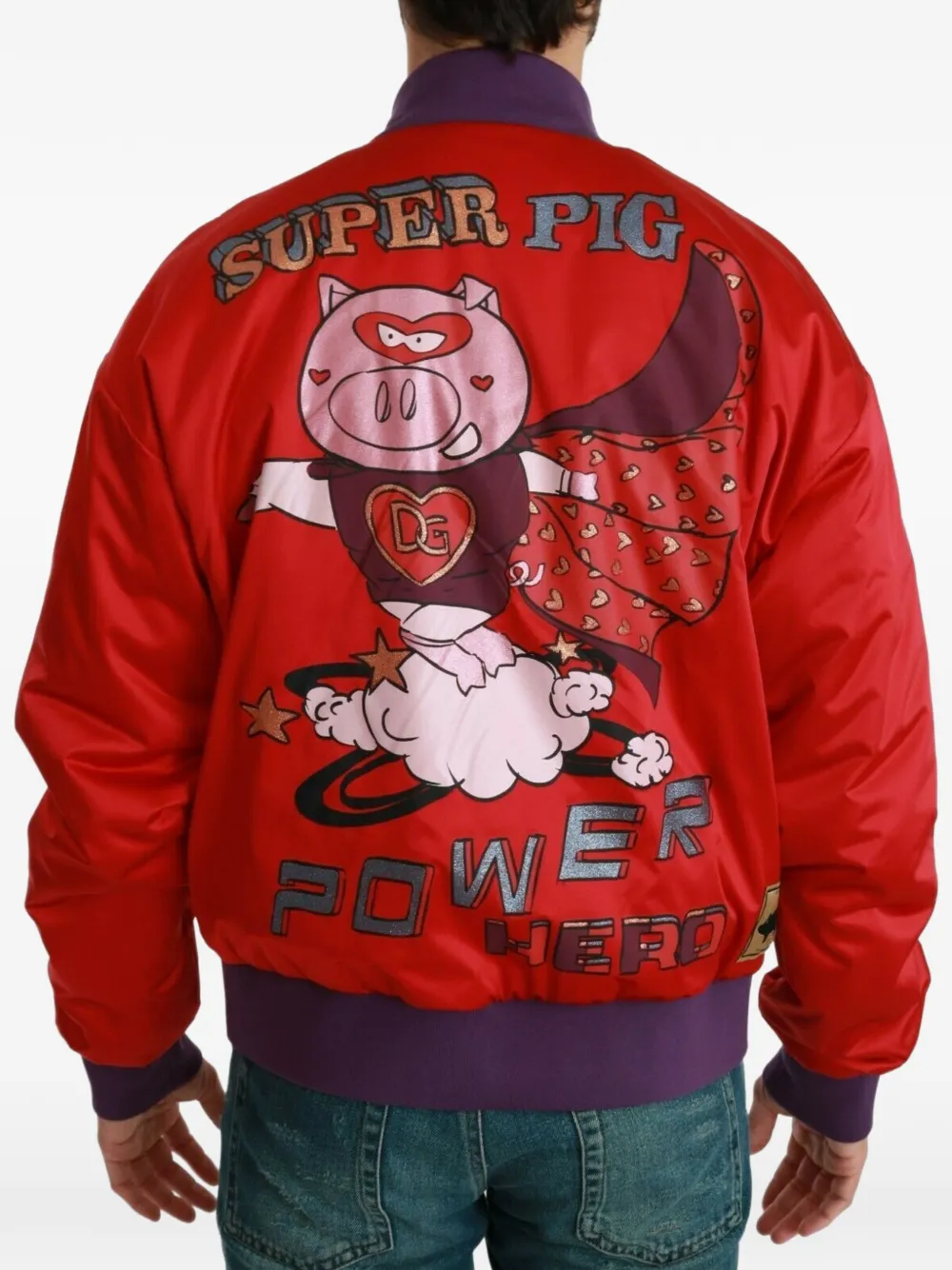 Dolce & Gabbana Year of the Pig bomberjack Rood