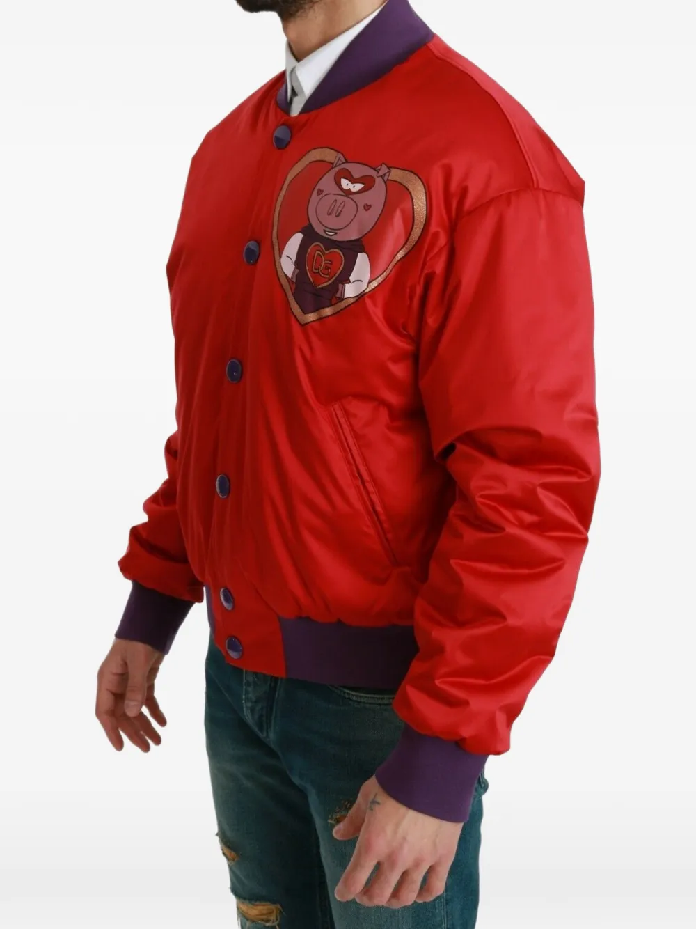 Dolce & Gabbana Year of the Pig bomberjack Rood