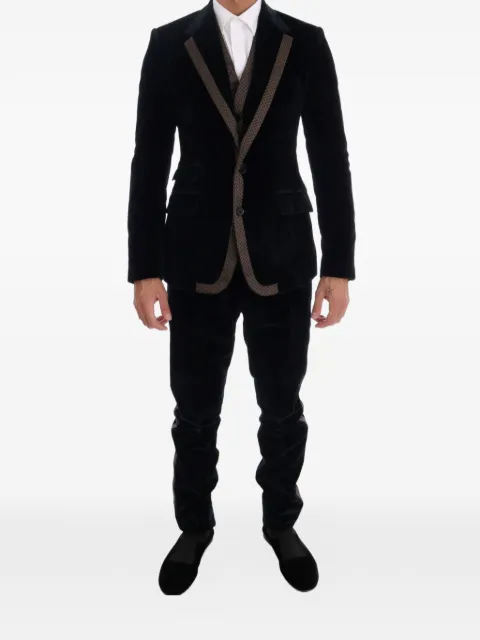 Dolce & Gabbana notch-lapel single-breasted suit (set of three)