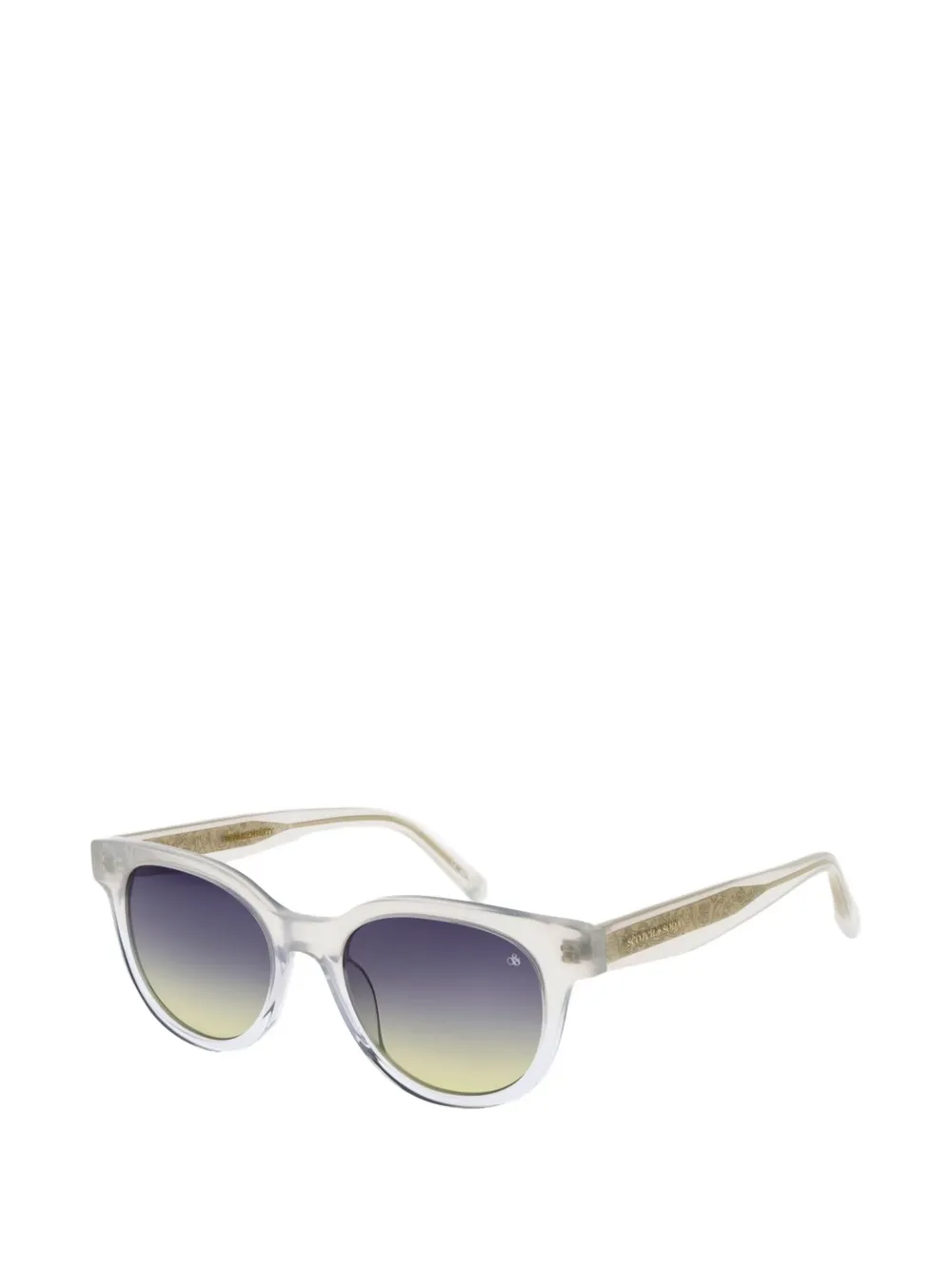 Scotch & Soda Zonnebril met rond montuur Grijs