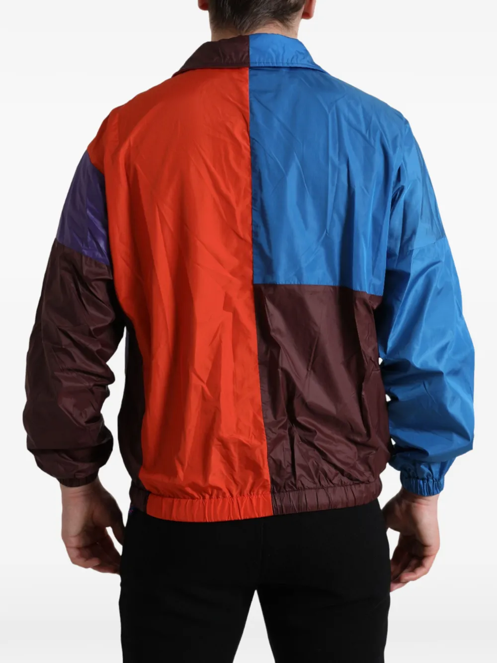 Dolce & Gabbana Jack met geborduurd logo en colourblocking Rood