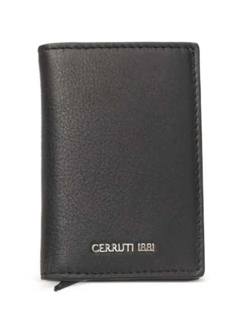 Cerruti 1881 logo-plaque zip-around wallet