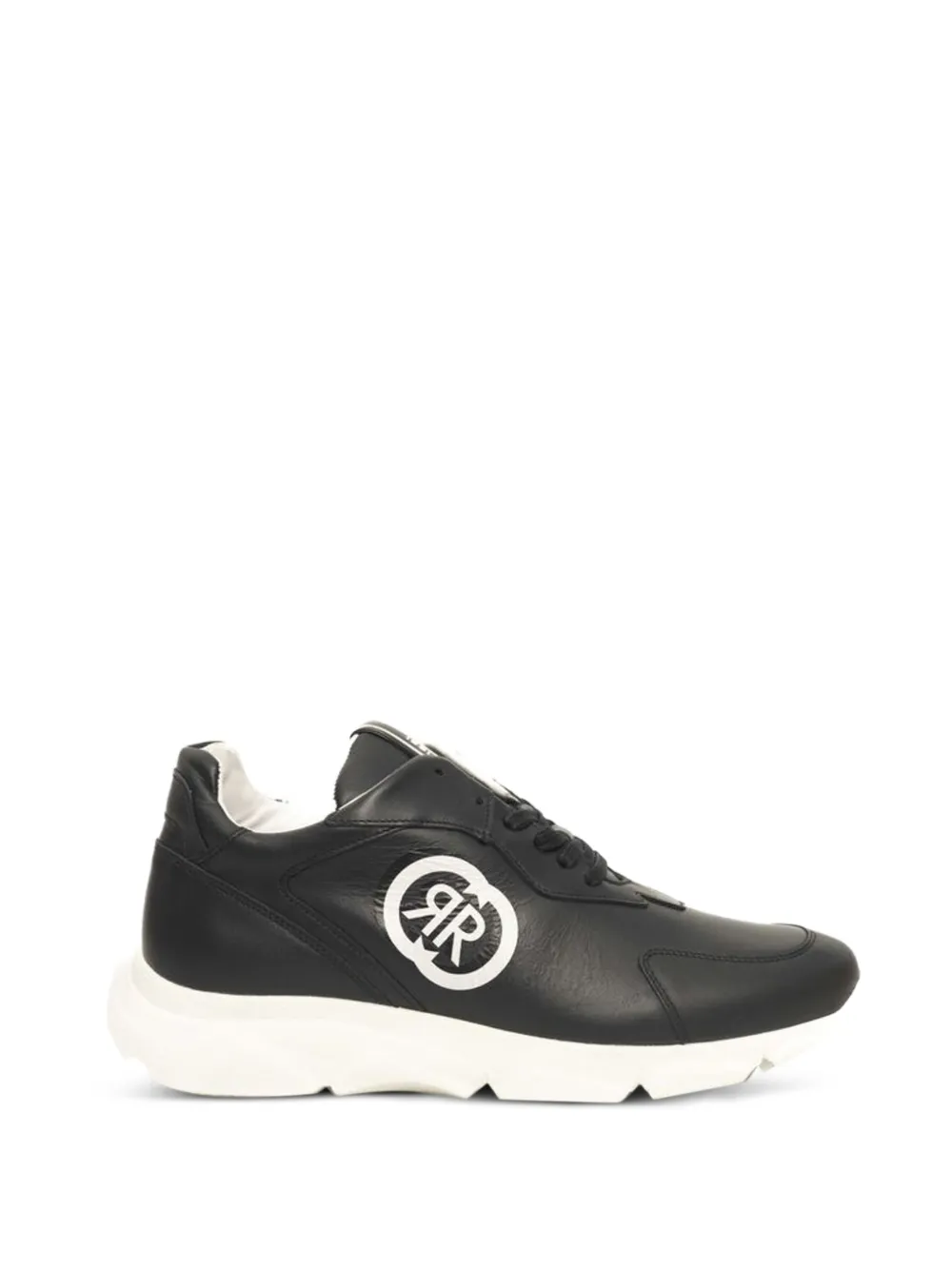 Cerruti 1881 logo-patch leather sneakers