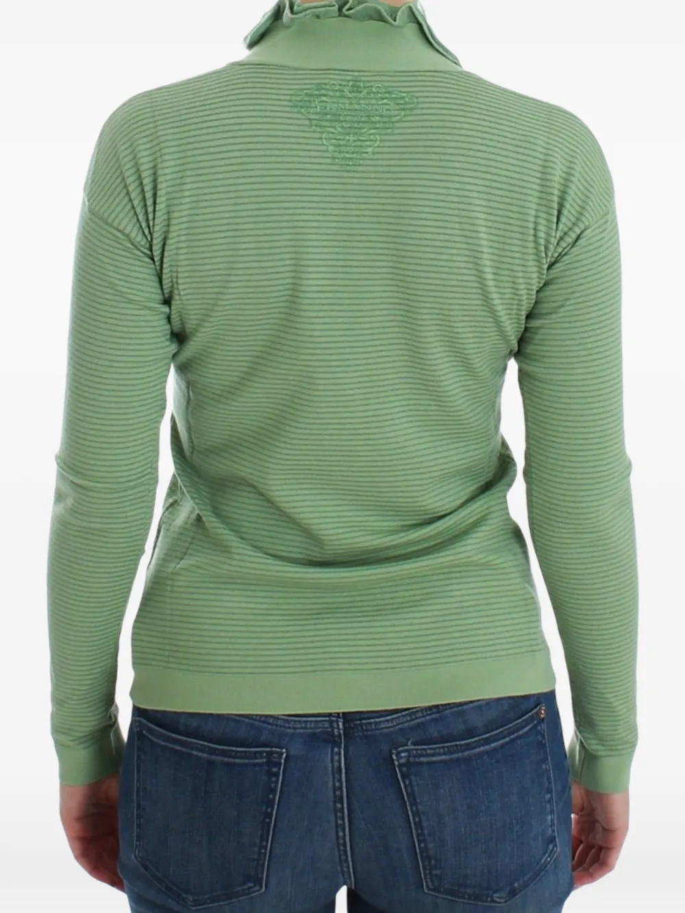 Ermanno Scervino Gestreepte trui Groen