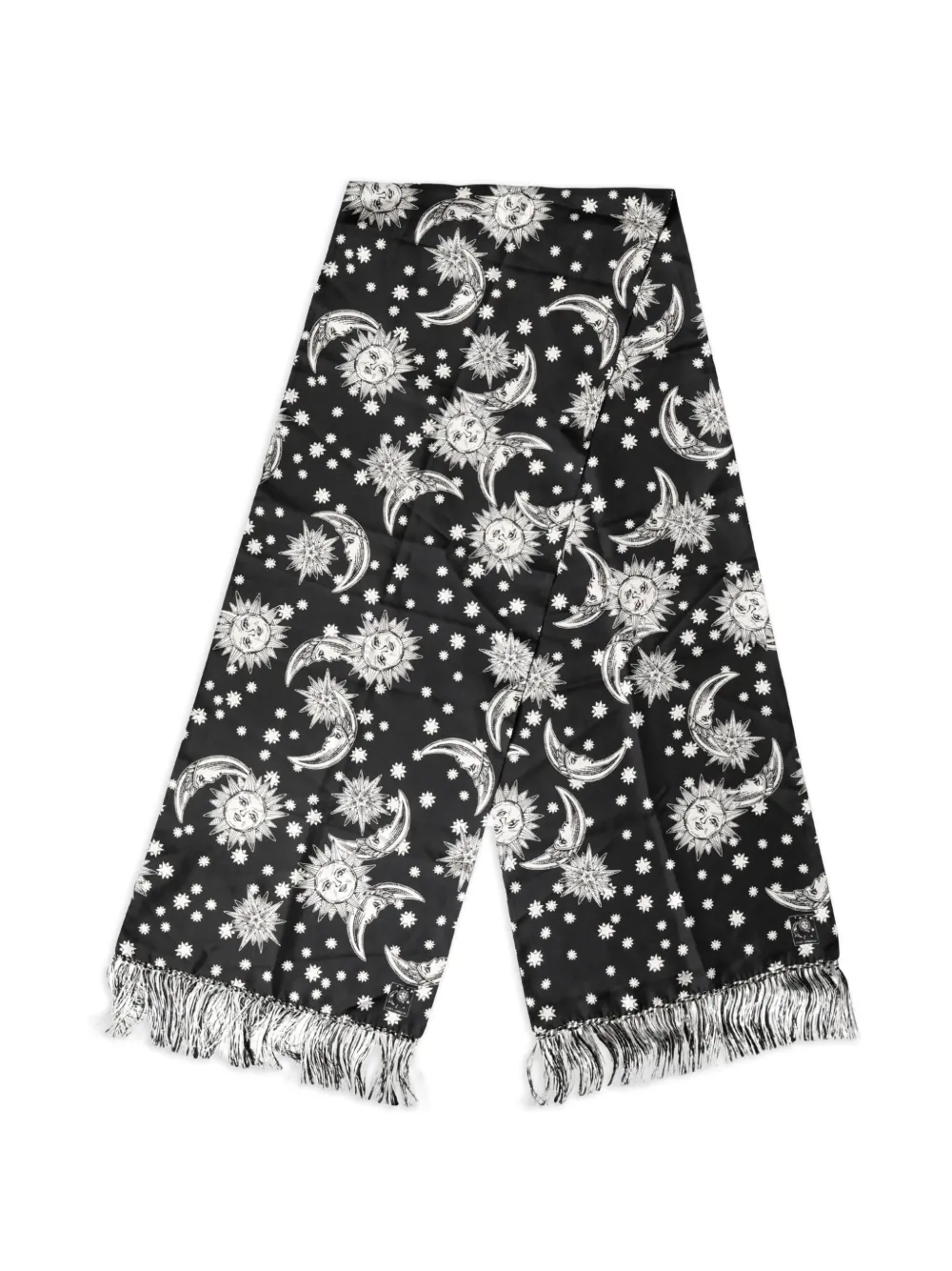 Dolce & Gabbana Sciarpa con frange - Nero