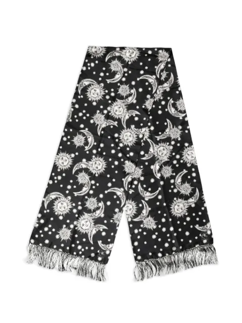 Dolce & Gabbana écharpe imprimée à franges