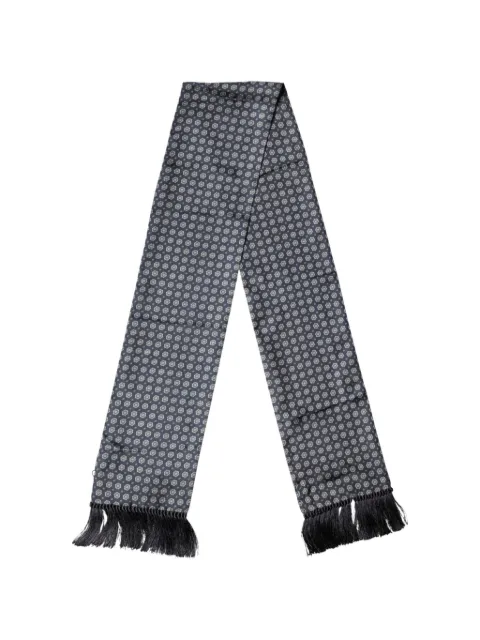Dolce & Gabbana geometric-patterned fringed scarf
