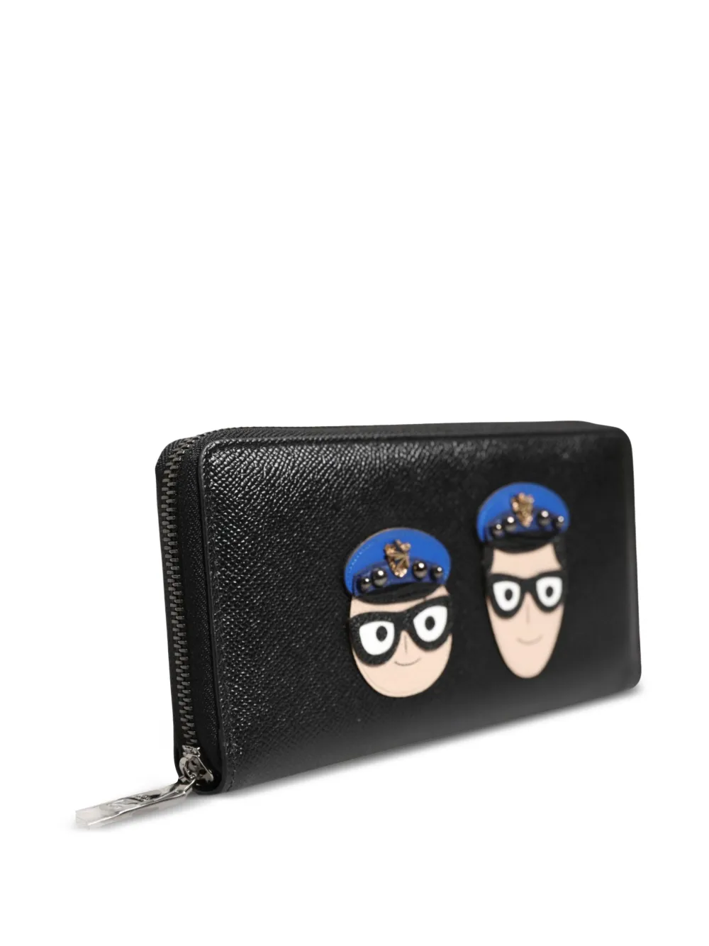 Dolce & Gabbana Portemonnee met cartoon patch Zwart