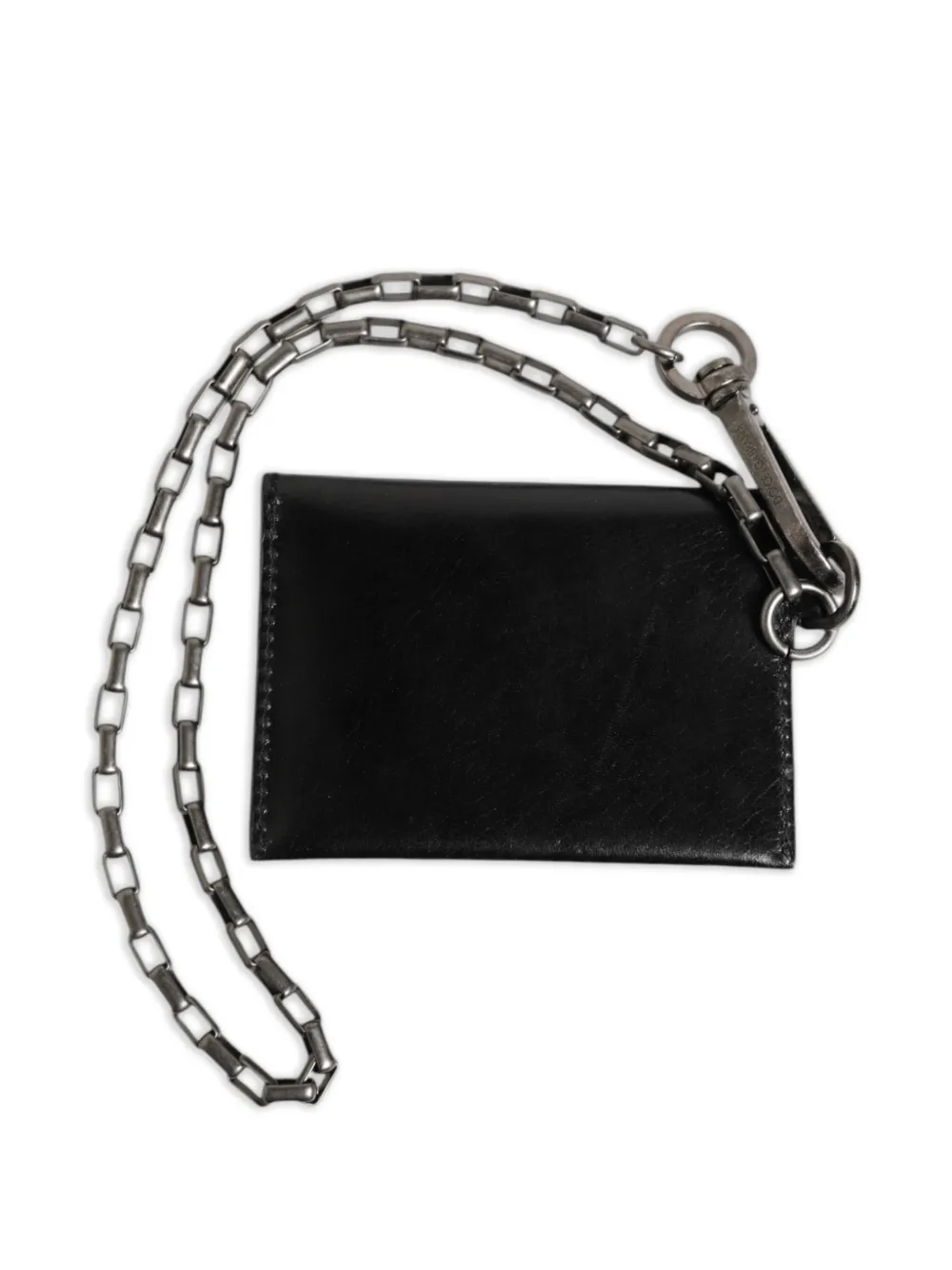 Dolce & Gabbana Portemonnee met kettingband en DG-logo Zwart