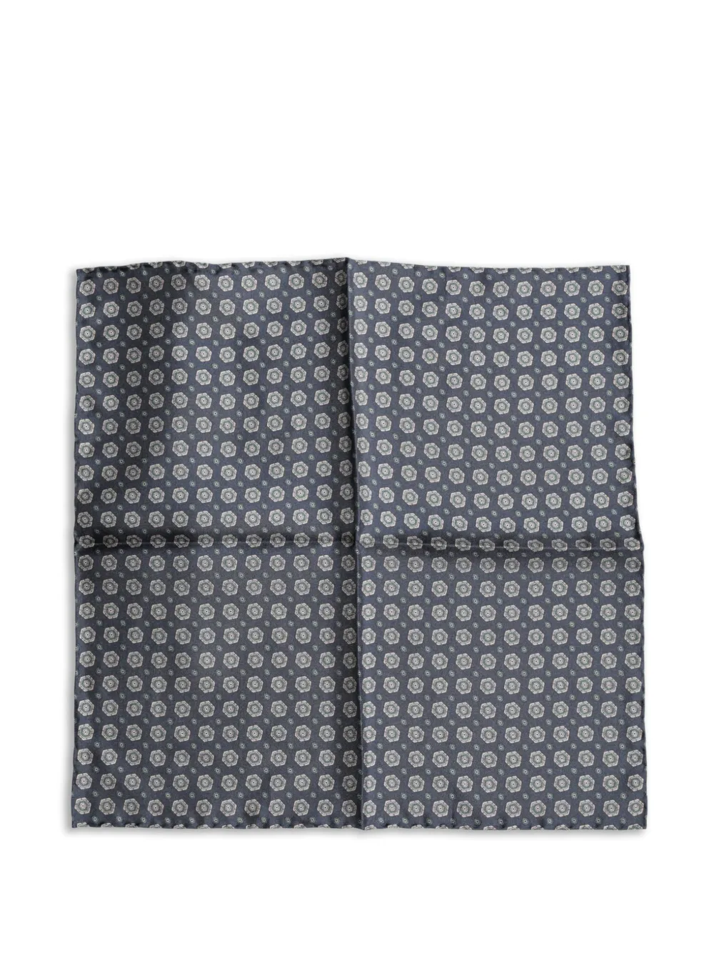 Dolce & Gabbana Fazzoletto con stampa geometrica - Blu