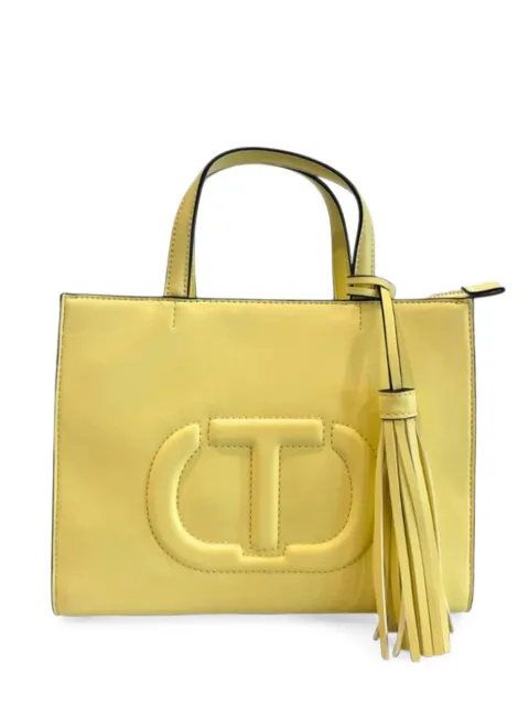 TWINSET logo-embossed tote bag
