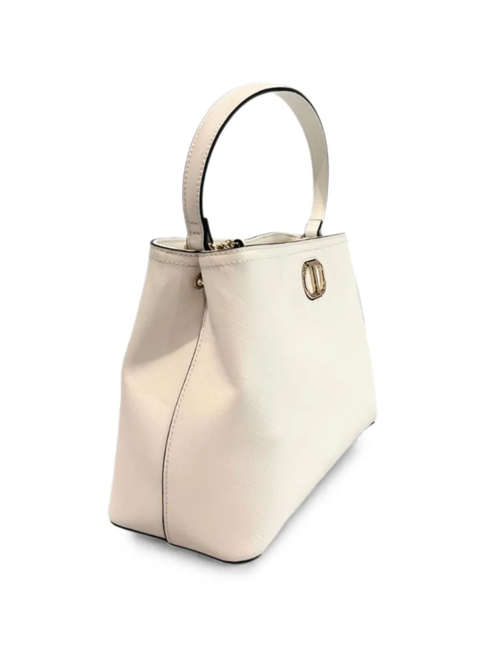 TWINSET Schoudertas met logoplakkaat Beige