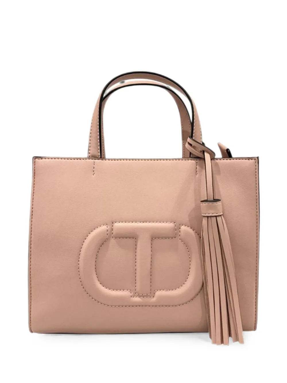 TWINSET tassel-detail logo-embossed shoulder bag