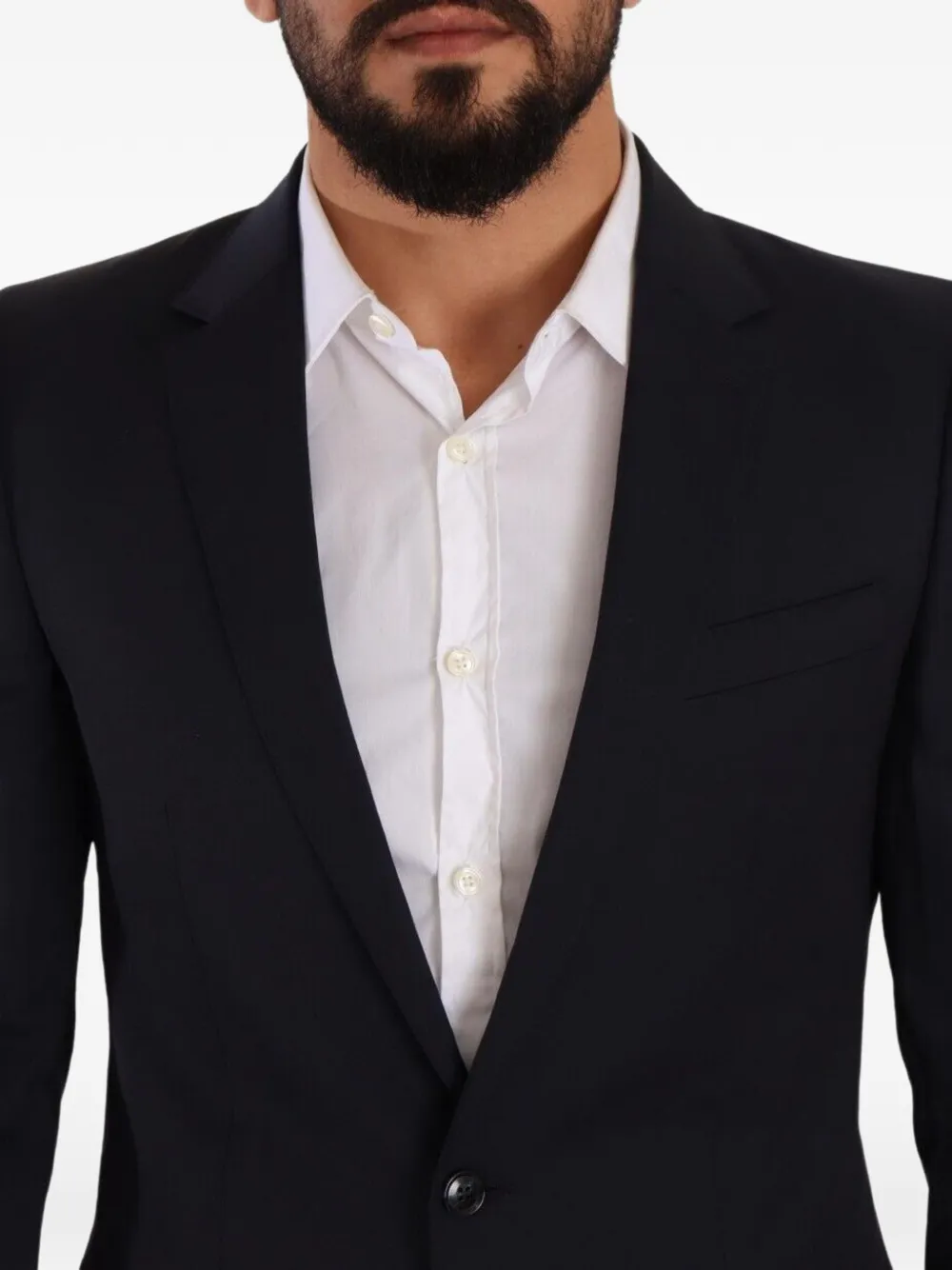 Dolce & Gabbana Martini blazer met enkele rij knopen Blauw